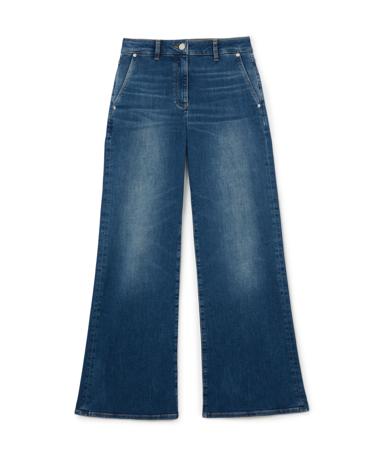 Reiss Petite Addie Wide-Leg Jeans