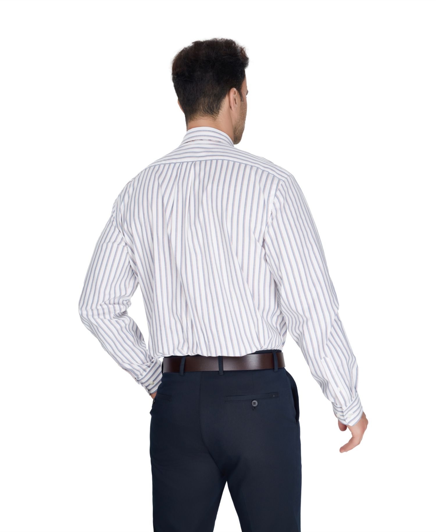 Men's Regular-Fit Harry Stripe Dress Shirt
