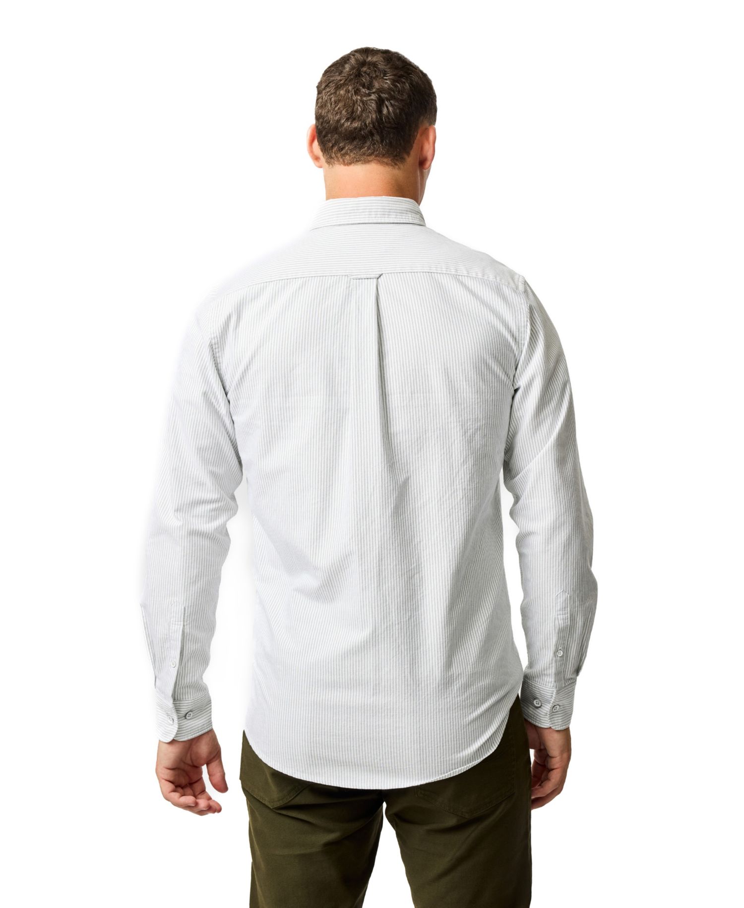 Men's Oxford Stripe Cotton Shirt