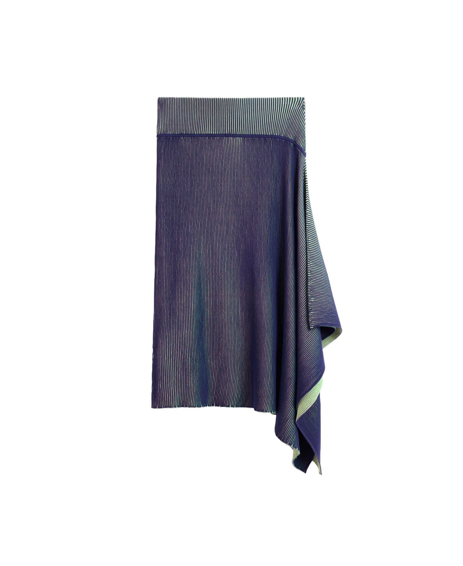 Women's Long iridescent knit skirt