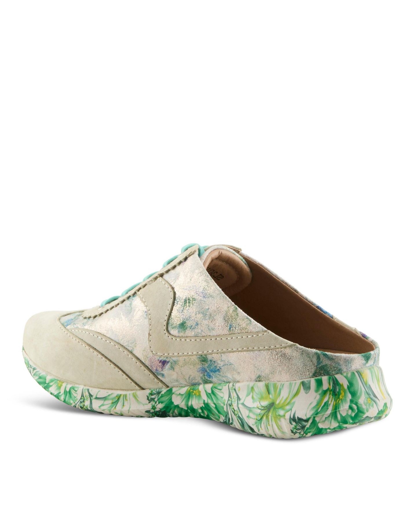 Женские сабо L'Artiste Stepinside Fashion Mule with Cushioned Insole, цвет: Мятный зелёный разноцветный — фото 7