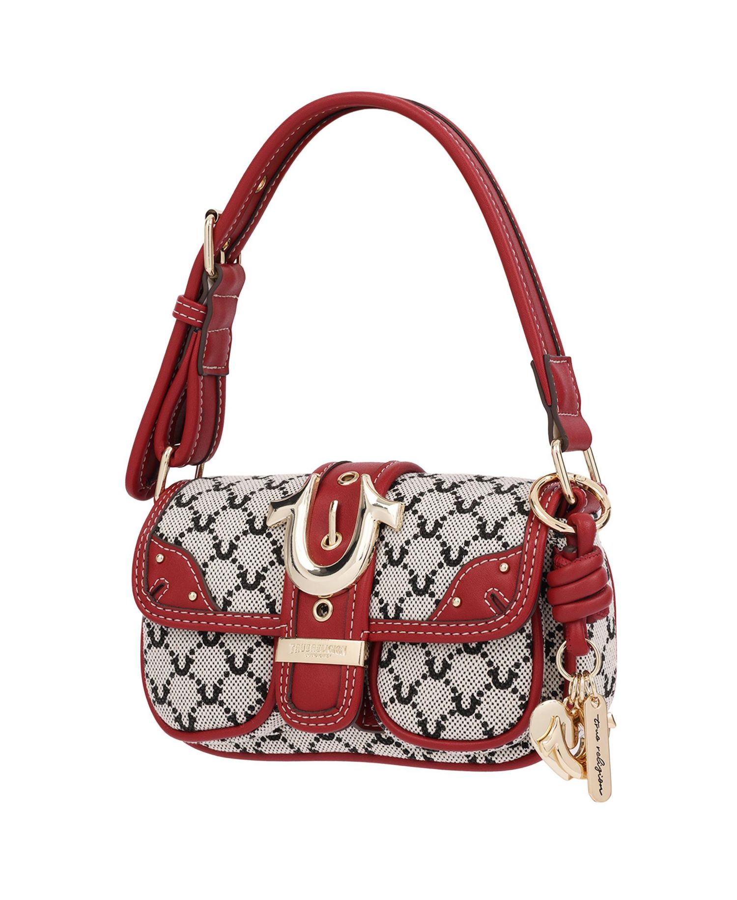Multi-Strap Denim Shoulder Bag