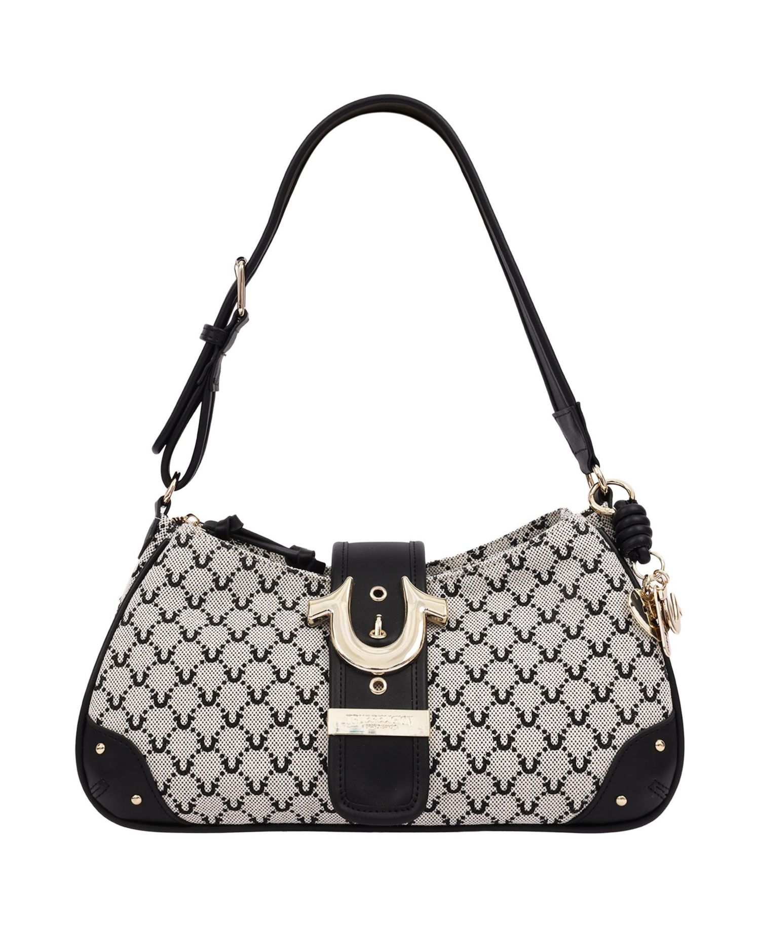 Multi-Strap Denim Shoulder Bag