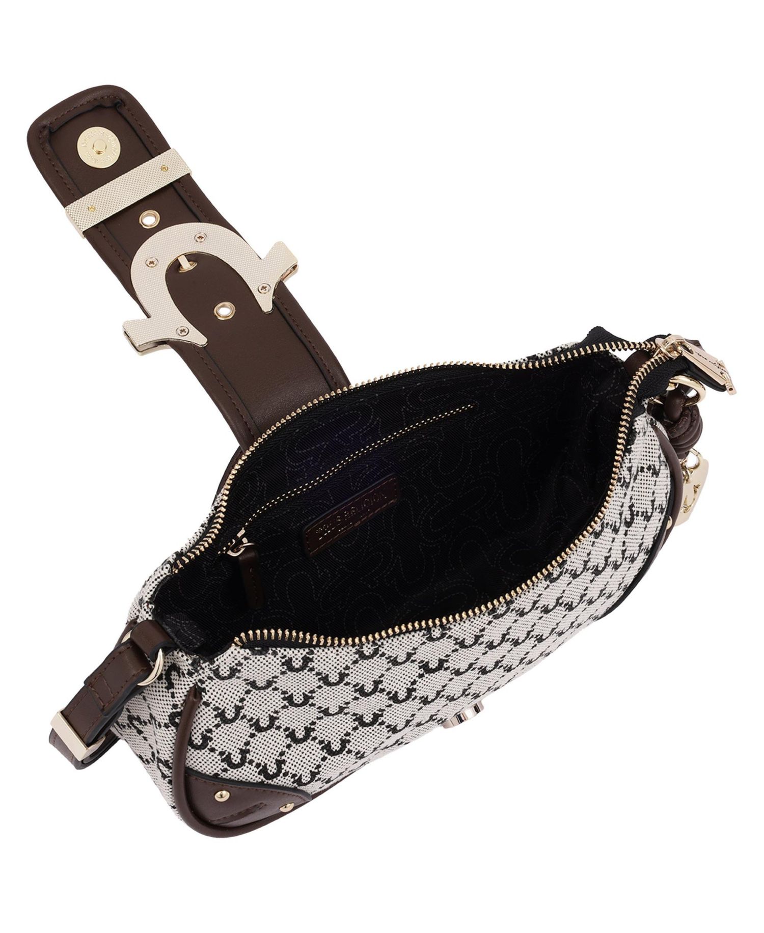 Multi-Strap Denim Shoulder Bag
