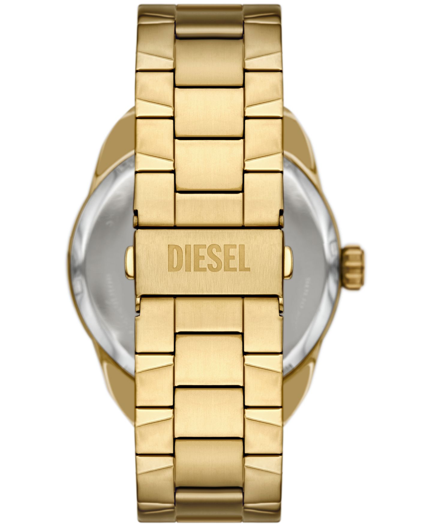 Мужские часы Diesel Spiked Automatic Three-Hand Gold Stainless Steel Watch 49mm — фото 2