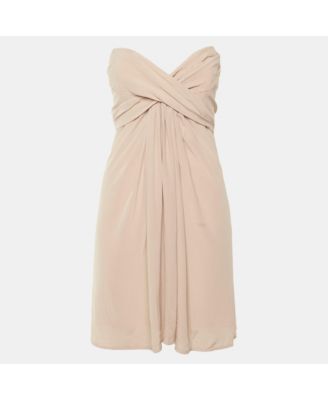 Women's Strapless Mini Wrap Dress