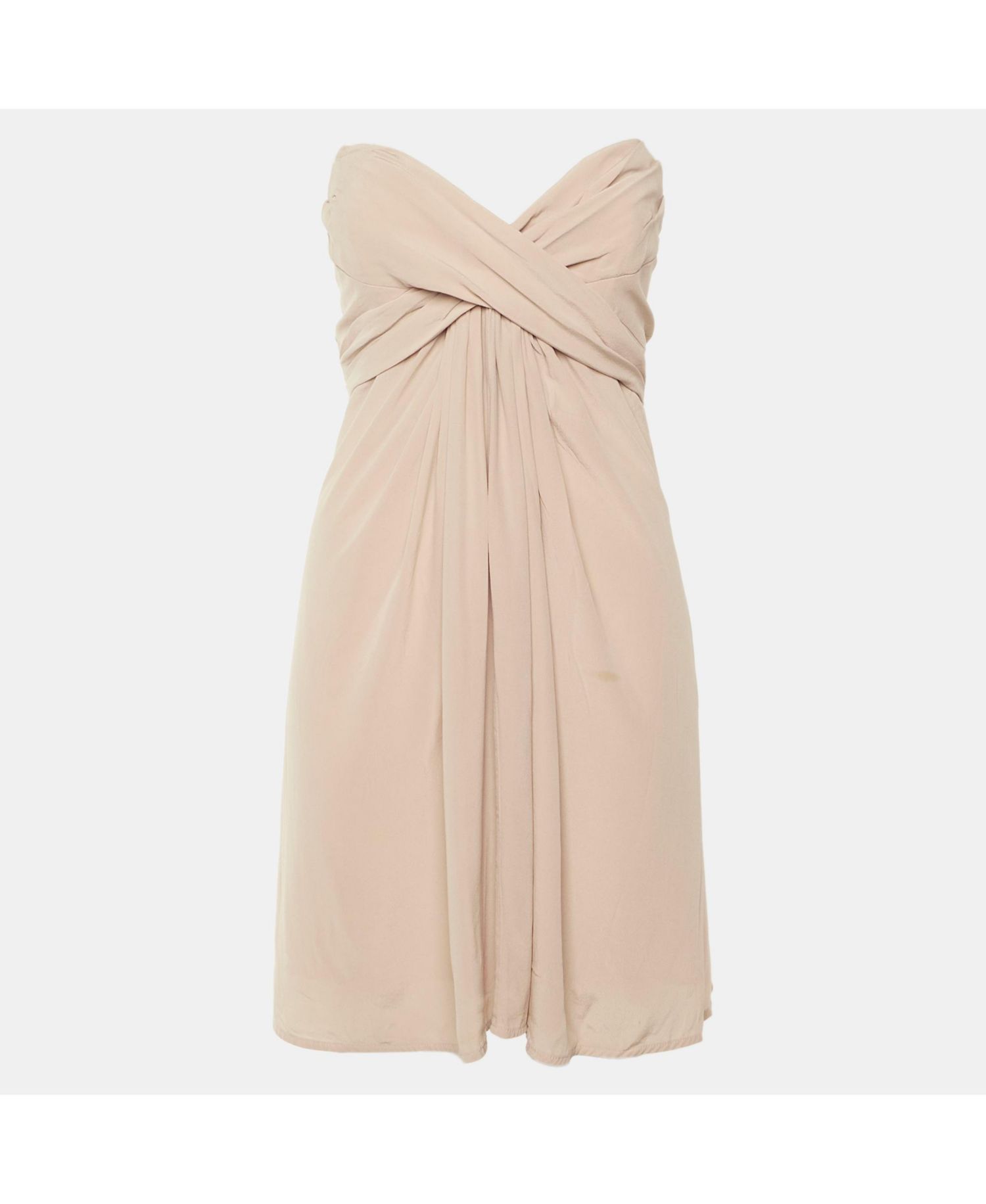 Women's Strapless Mini Wrap Dress