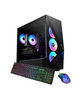 Slate SBA7N56T03 Gaming Desktop Computer, AMD Ryzen 7 9700F 3.8GHz, 32GB RAM, 1TB SSD, NVIDIA GeForce RTX 5060 Ti 8GB, Windows 11 Home,