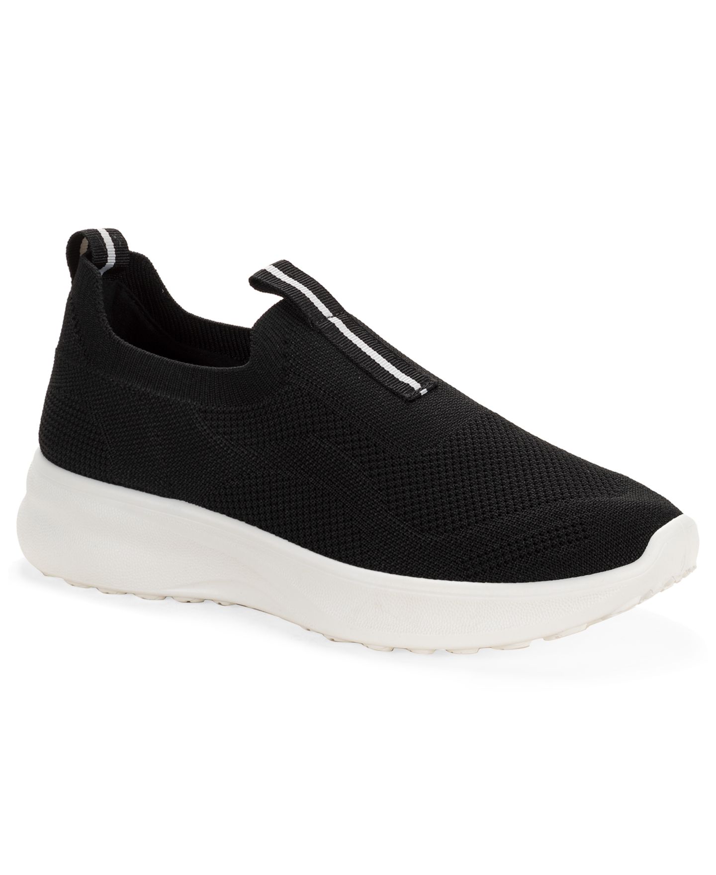 Женские кроссовки Style & Co Brooklyyn Slip-On Wedge, цвет: Чёрный — фото 1