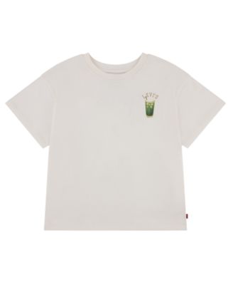 Girls' 7-16 Short-Sleeve Matcha Oversized T-Shirt