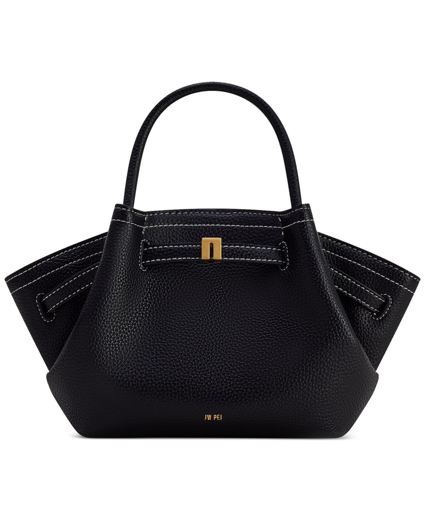 Женская сумка JW PEI Hana Mini Tote Handbag, цвет: Чёрный — фото 1