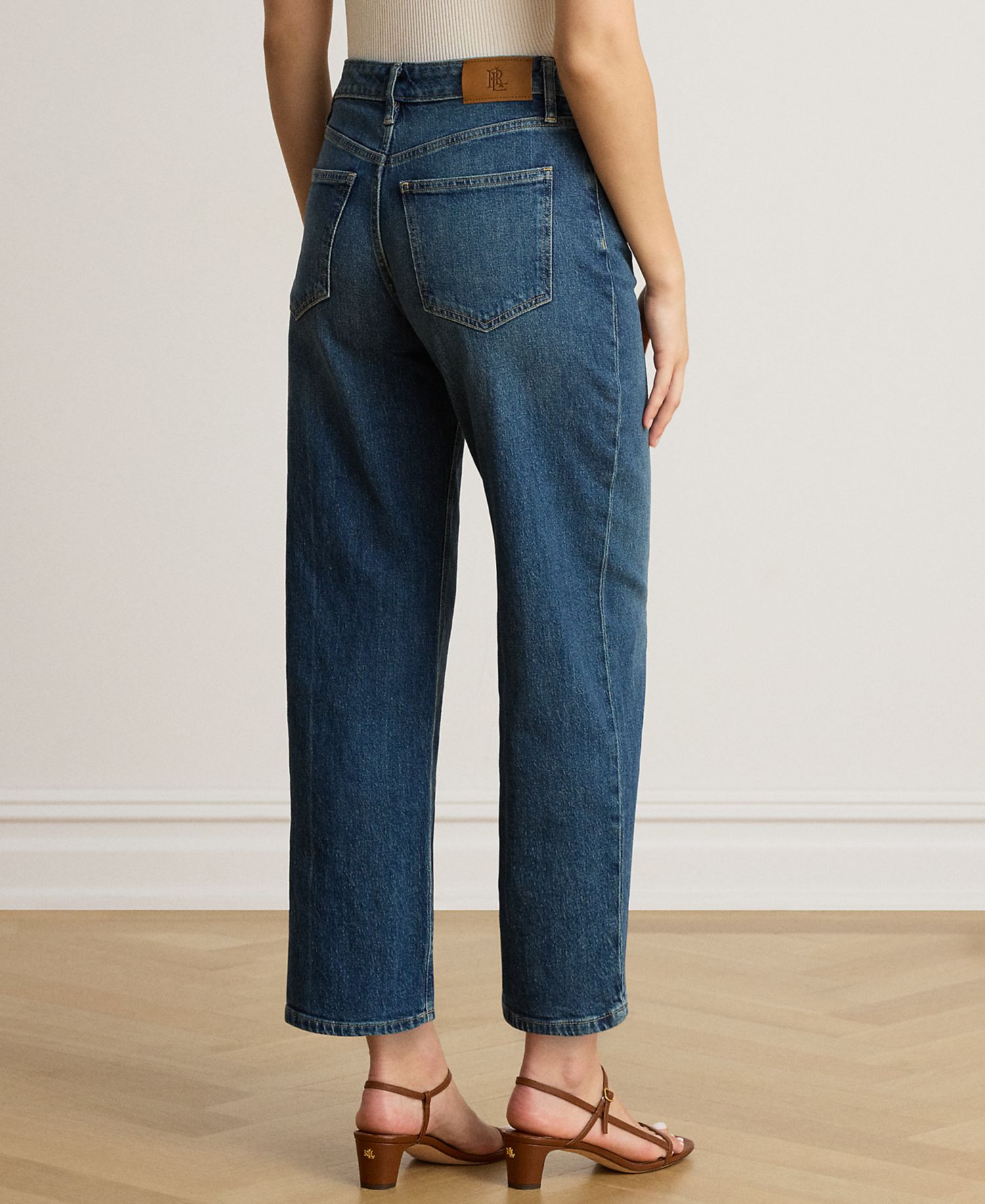 Women's High-Rise Relaxed-Fit Straight-Leg Jeans, 26" Inseam
