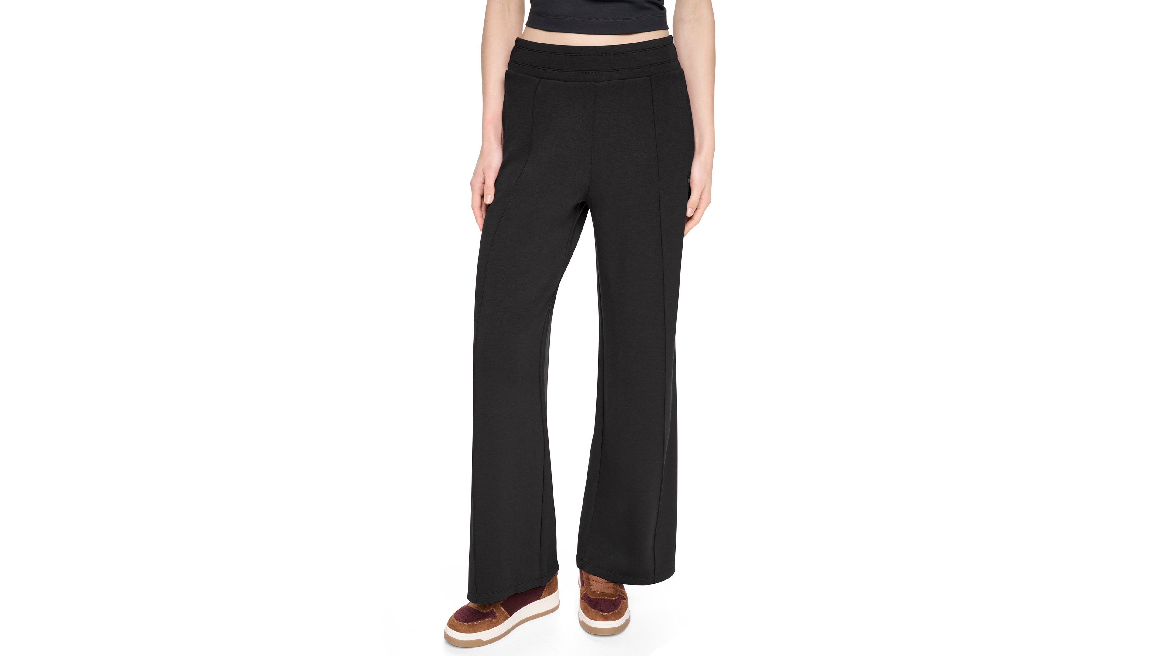 Dkny Sport Women's High-Rise Wide-Leg Pants