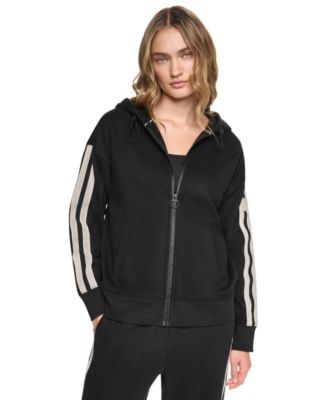 Women's Textured Tape Full-Zip Hoodie