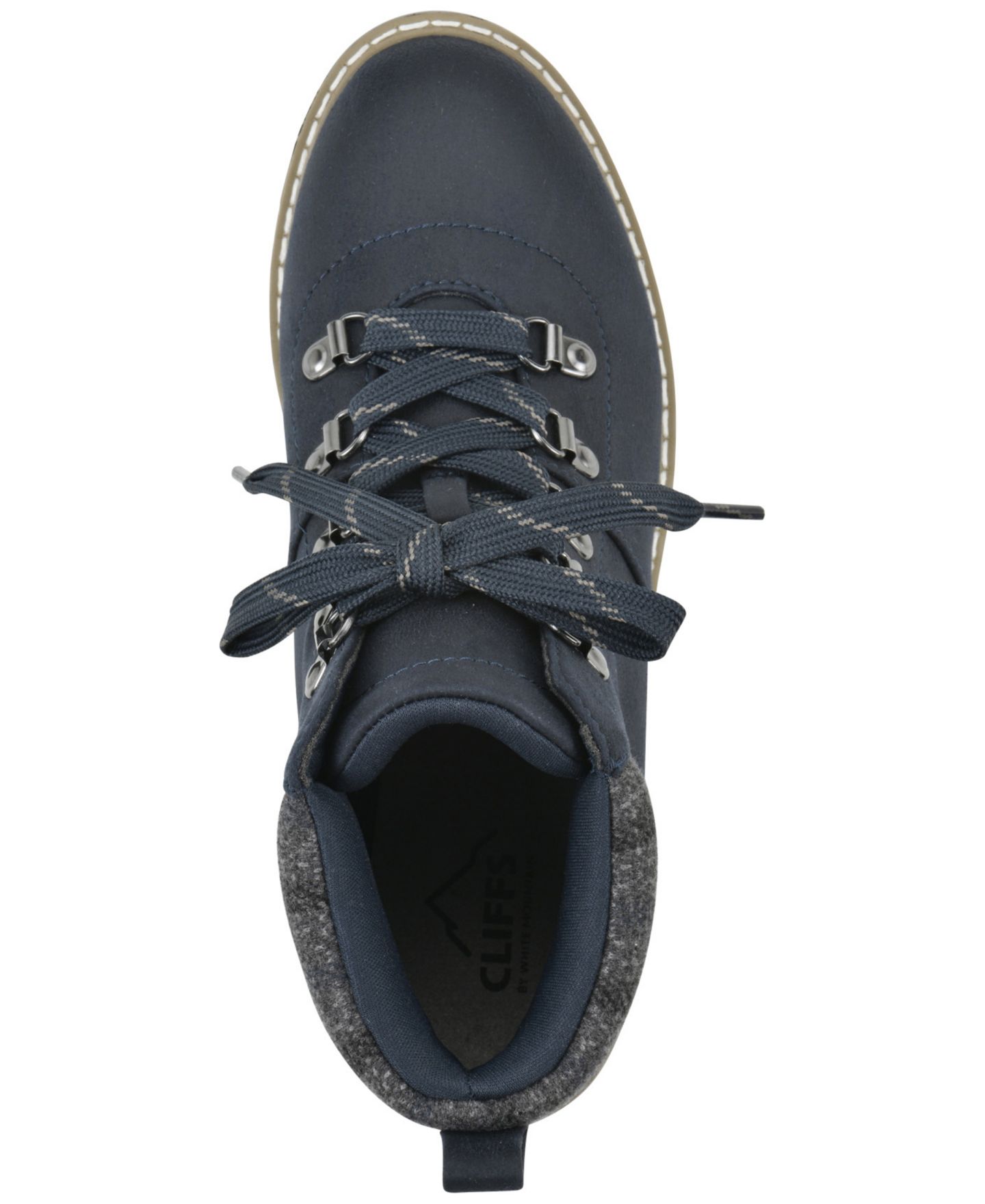 Женские ботинки Cliffs by White Mountain Connie Lace-Up Booties, цвет: Тёмно-синий — фото 4