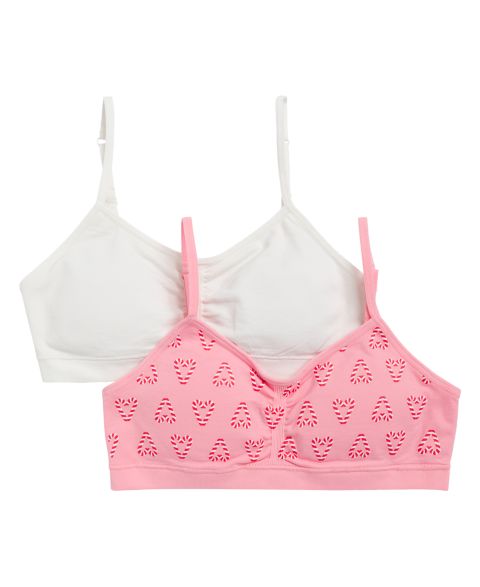 Бра, без швов, со сборками, 2 шт. — Maidenform, цвет: Candy Cane