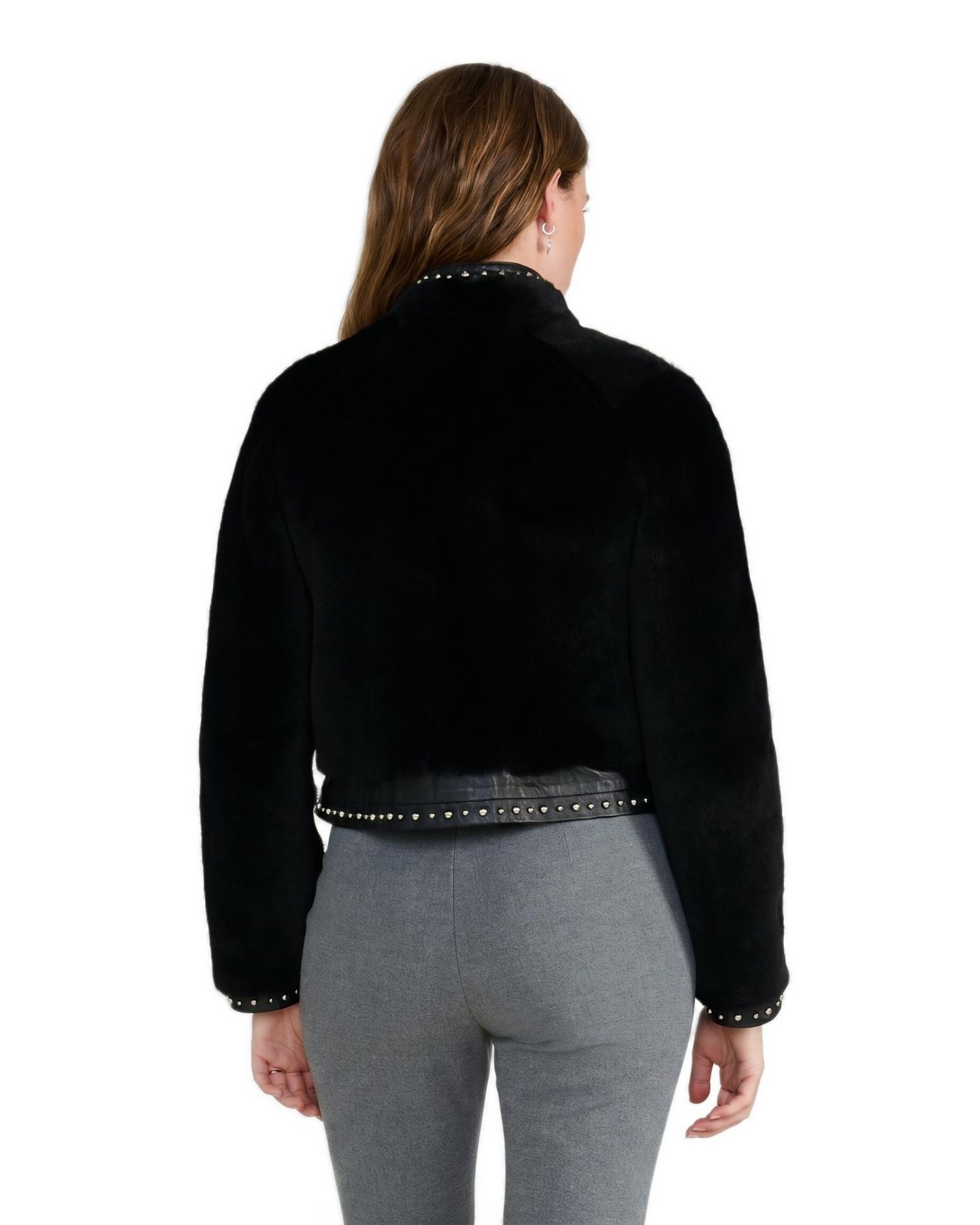 Women's Harper Studded Shearling Jacket