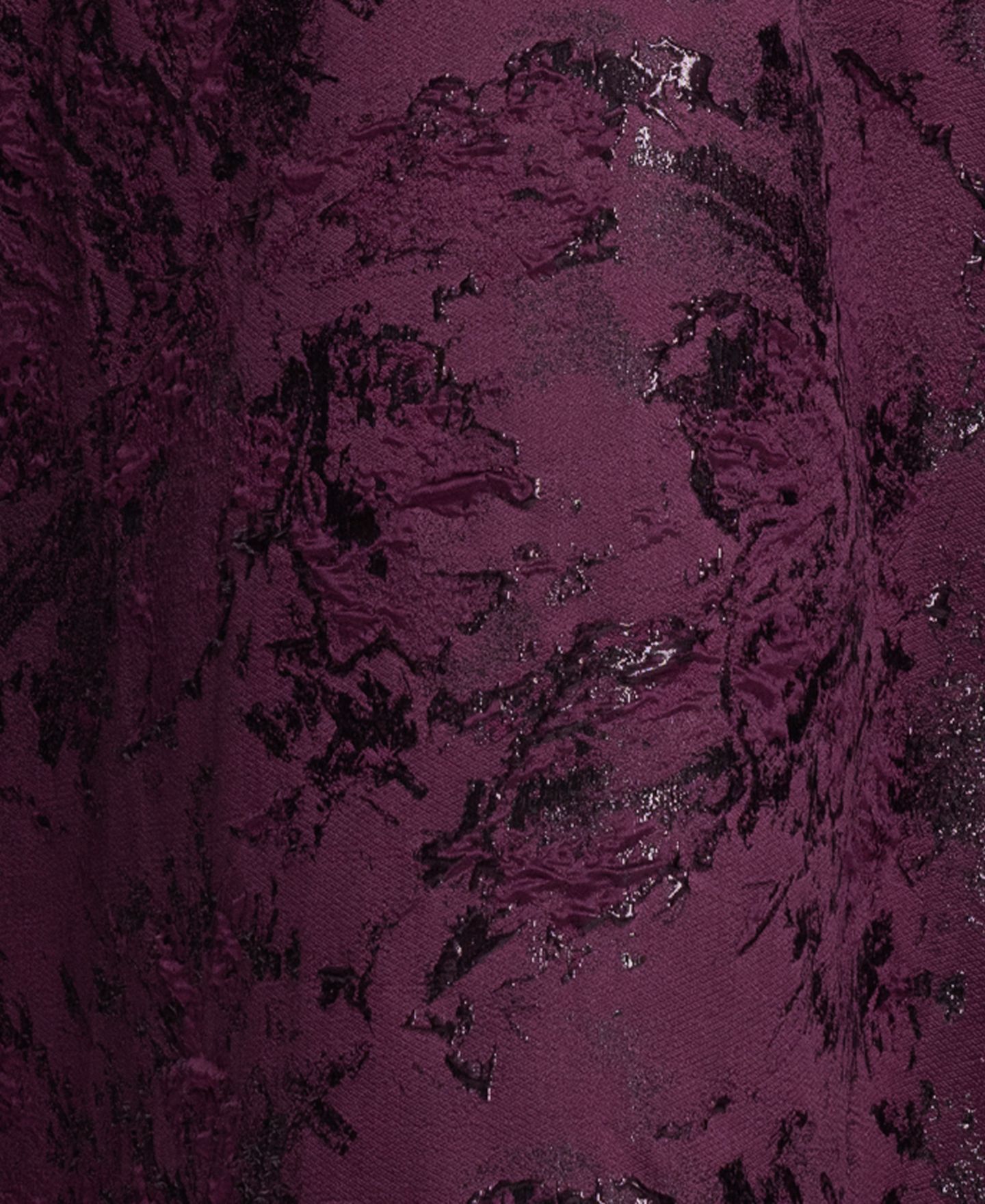 Женское платье XSCAPE Petite Off-The-Shoulder Brocade Print Ball Gown, цвет: Сливовый — фото 5