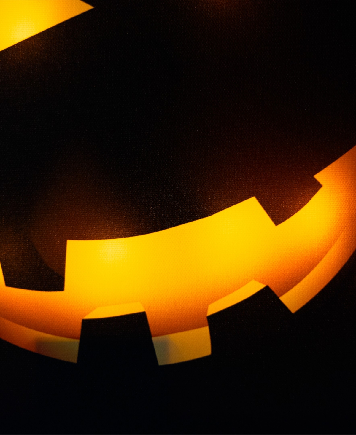 Led Lighted Bats and Jack-o-Lantern Halloween Canvas Wall Art, 19.75" x 19.75"