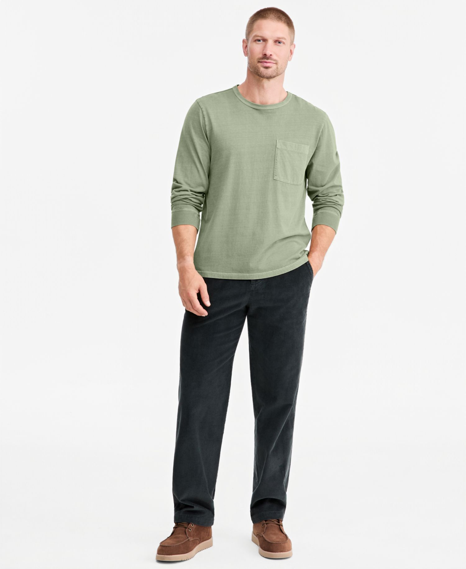 Men's Zed Corduroy Straight-Fit Pants