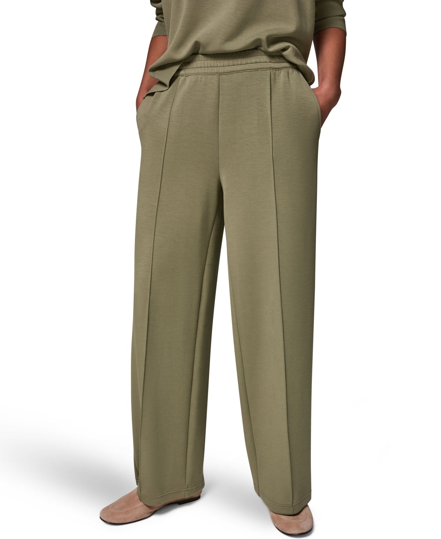 Women's Jet Setter Mid-Rise Pull-On Wide-Leg Pants