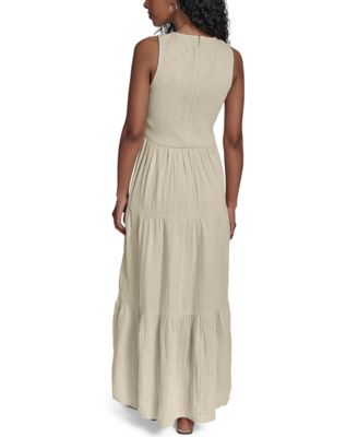 casual elegant clothing women's dresses Rustic Elegance Dress – ModCloth Color:JAVA showcasing her outfit and carolyndino152302 Midi Intarsia-knit Bodycon Dress