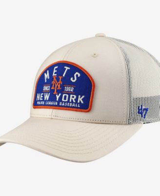 Men's Cream New York Mets Leland Adjustable Trucker Hat