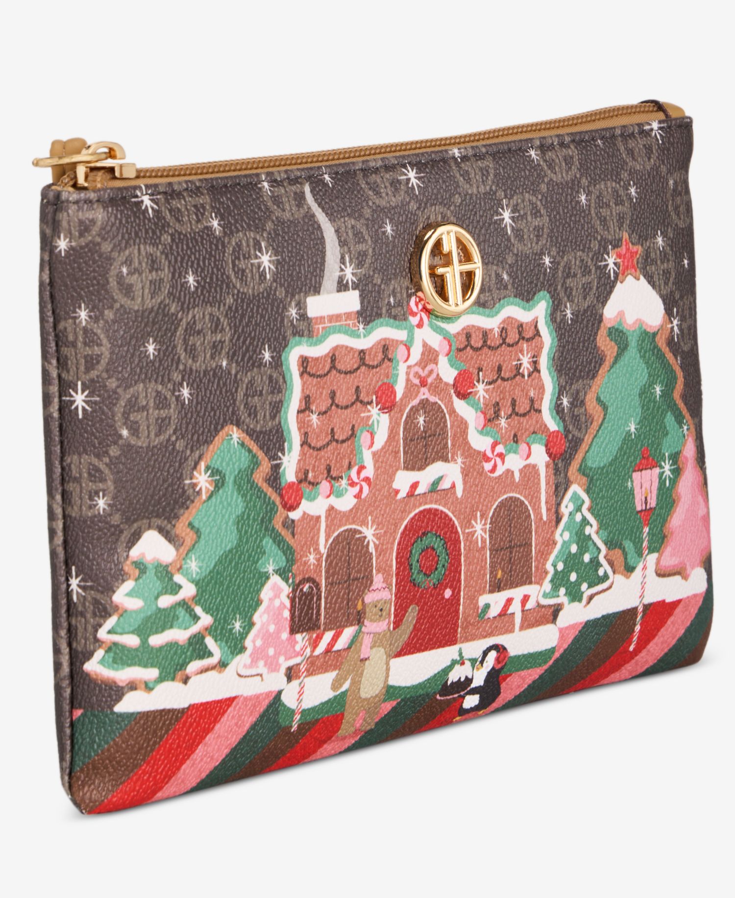 Gingerbread Bears Wristlet