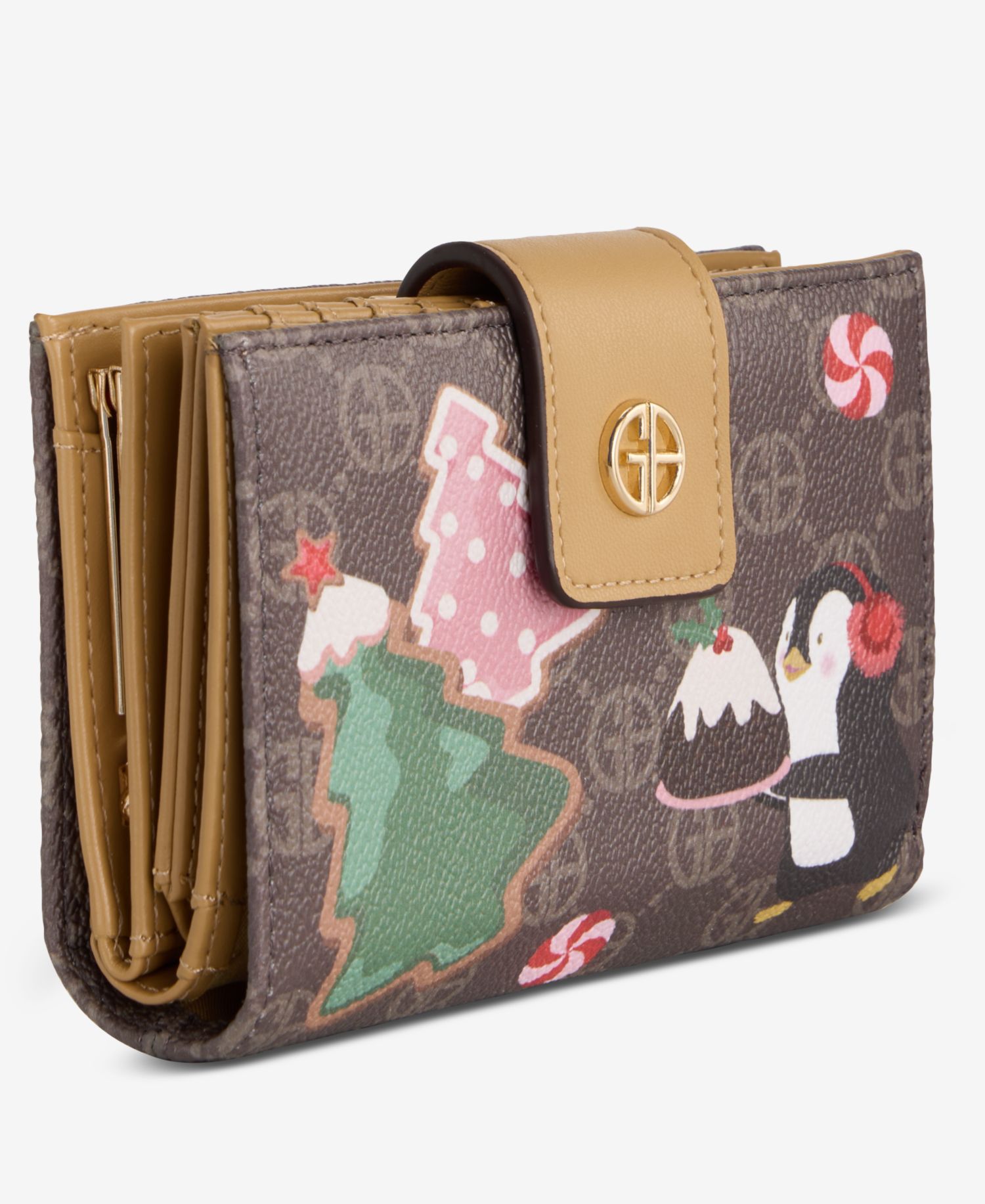Gingerbread Bears Framed Indexer Wallet