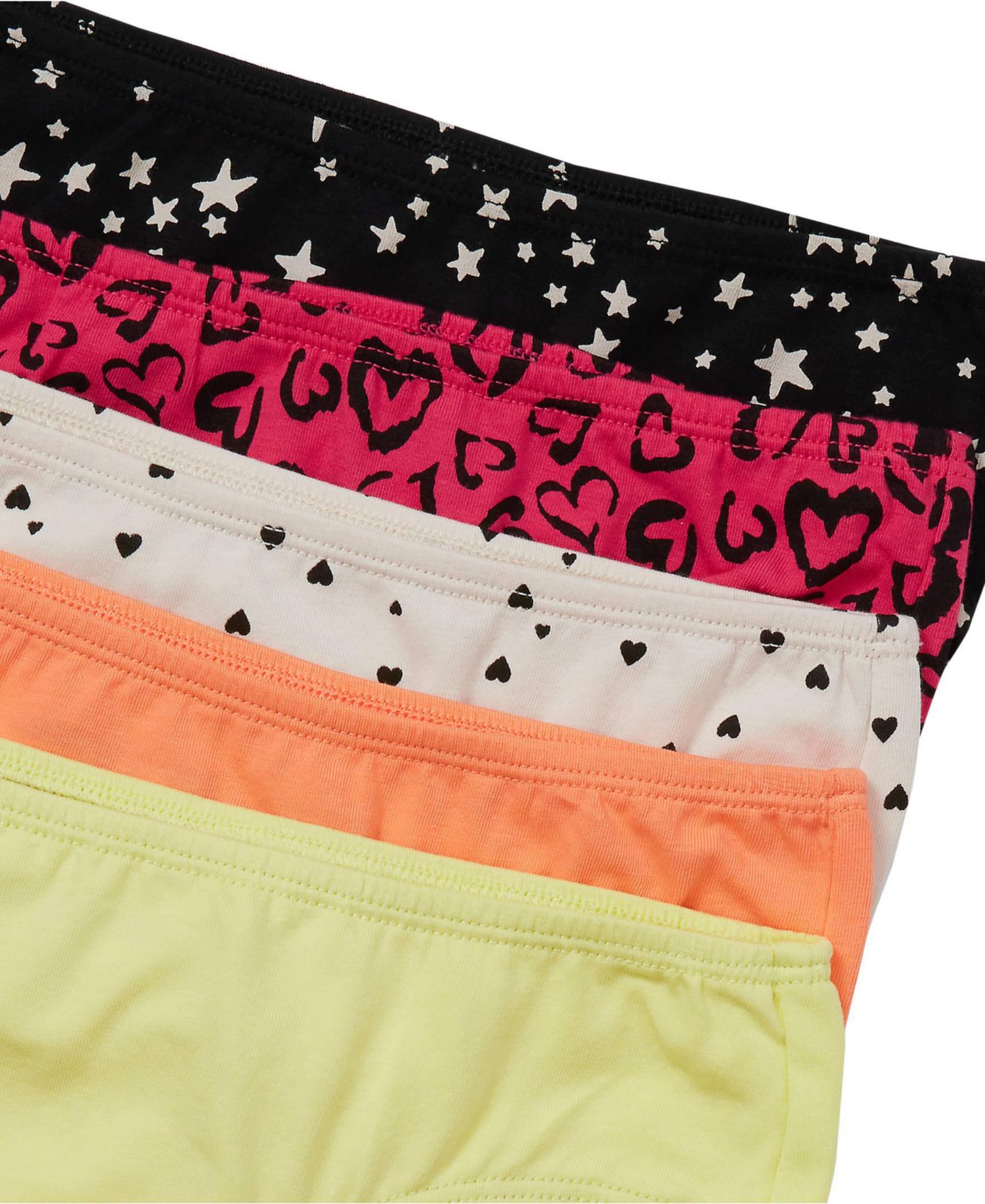 Girls Hipster Underwear Panties 5 Pack