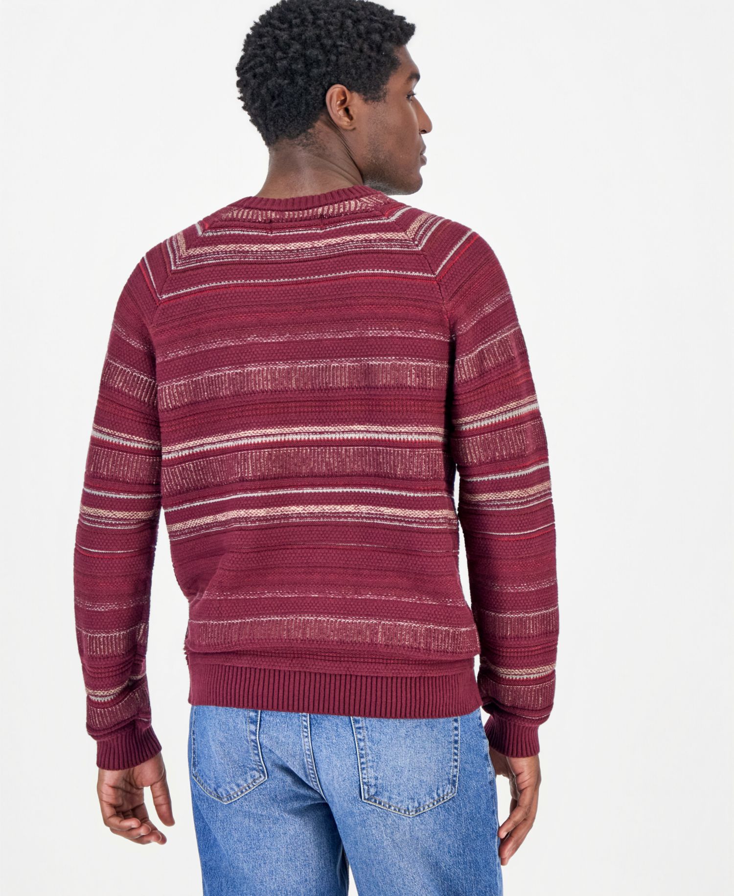 Men's Raglan-Seam Crewneck Sweater