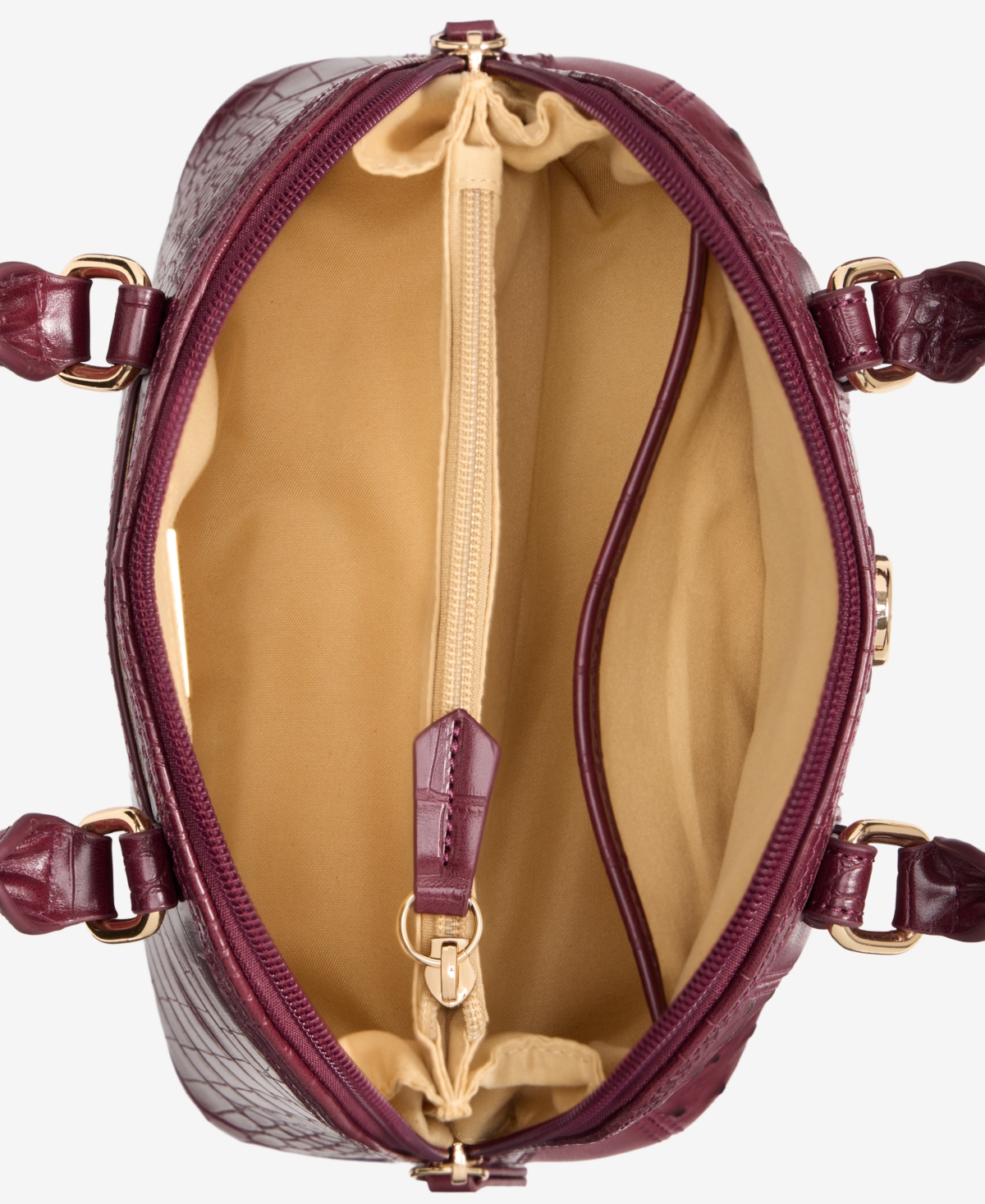 Giani Bernini Mixed Media Small Dome Satchel, Macy's Exclusive