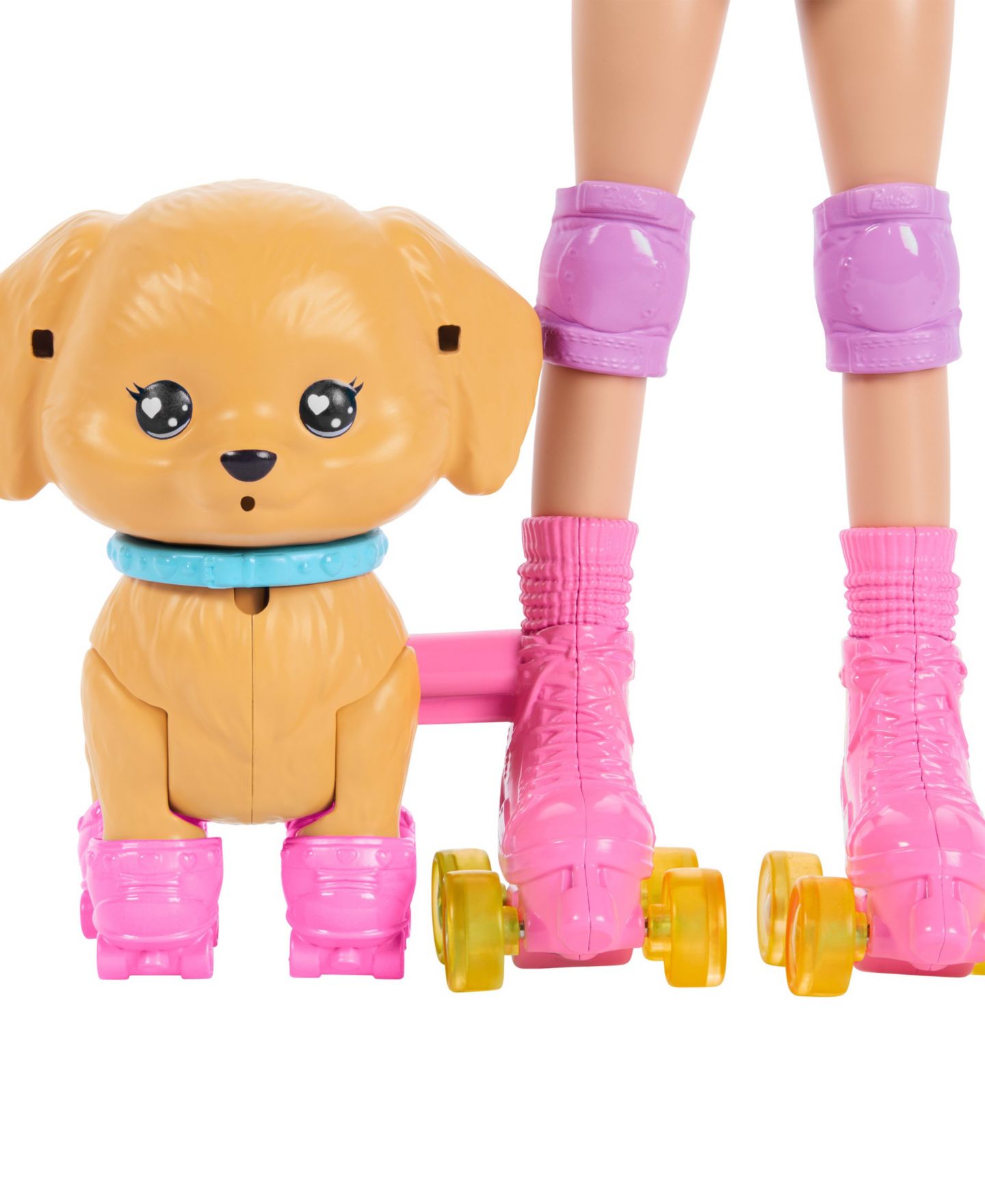 Детская кукла Barbie Skate and Run Pup 12.8" Fashion Doll with Roller Skates and Puppy — фото 3