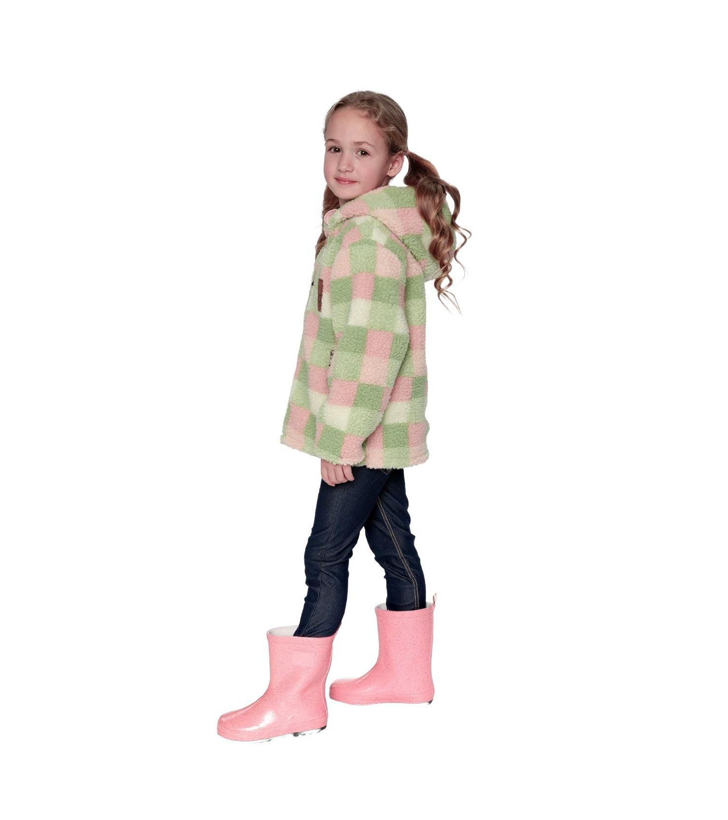 Little and Big Girl (6 - 14) Reversible Mid-Season Jacket