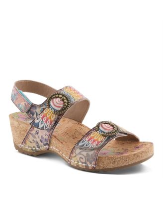 Women's Colomecool Wedge Sandals with Cork Sole