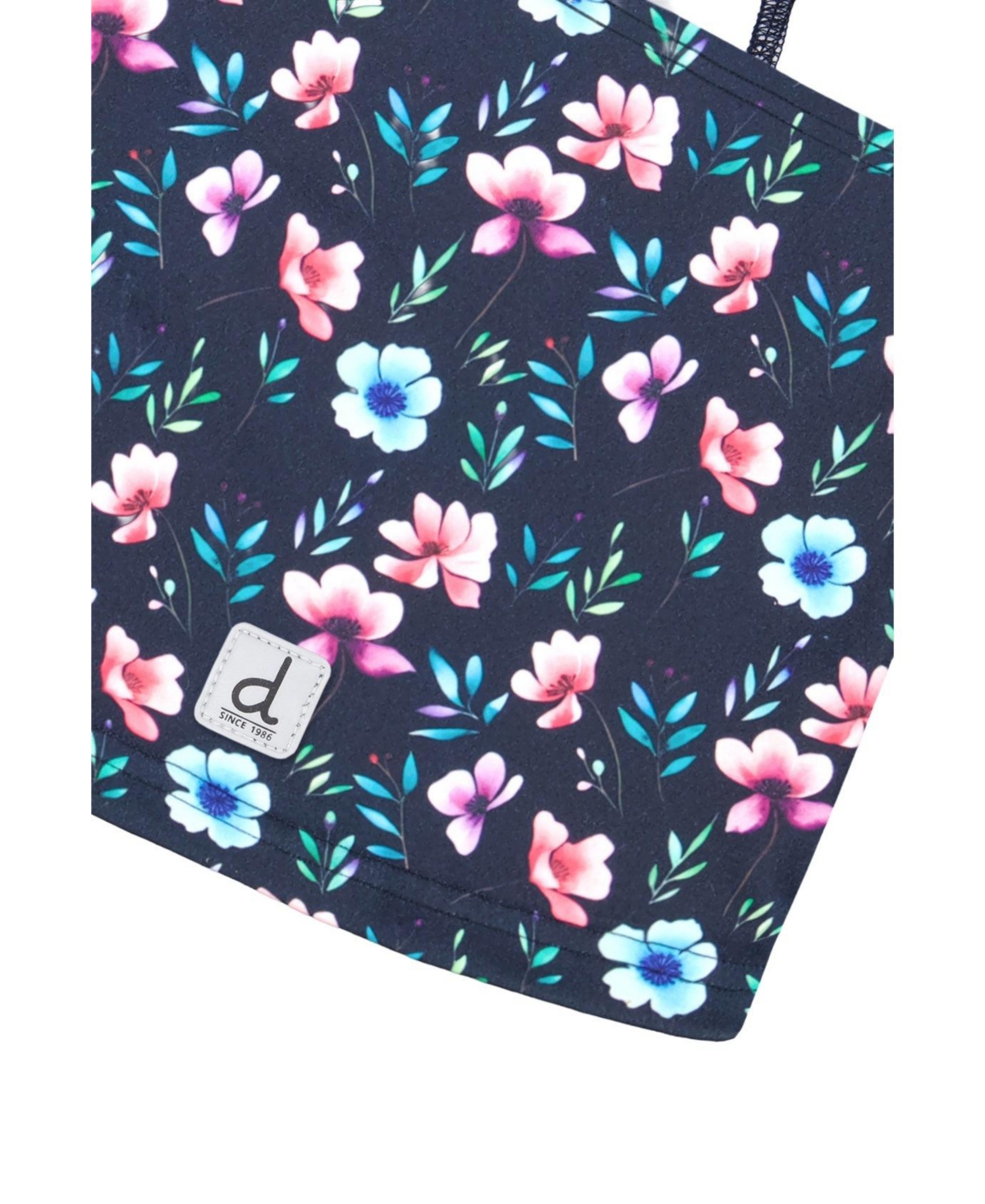 Deux par Deux Toddler Girl 2-4 Brushed Jersey Balaclava Floral Print