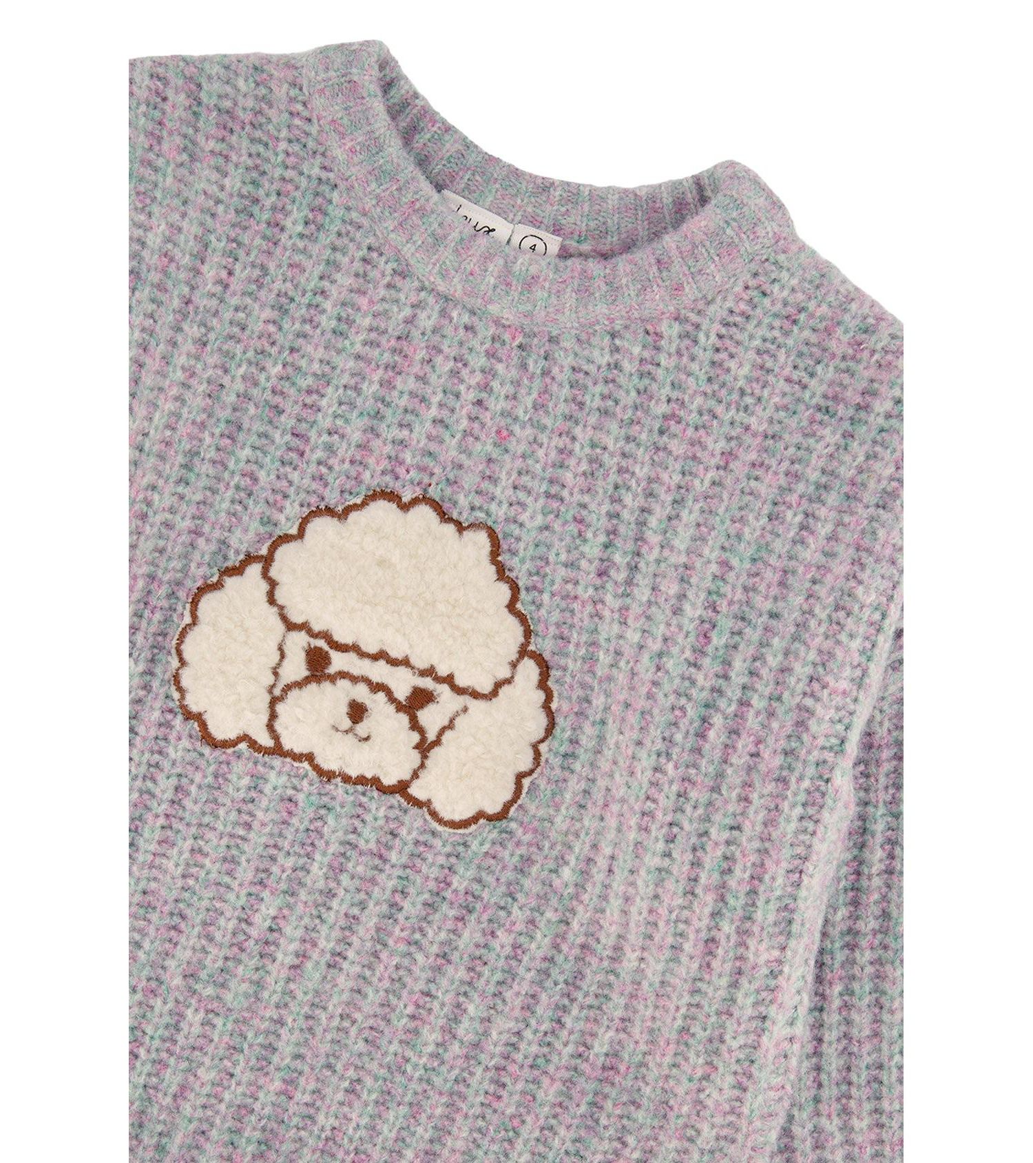 Little Girls (6-12) Poodle Sweater