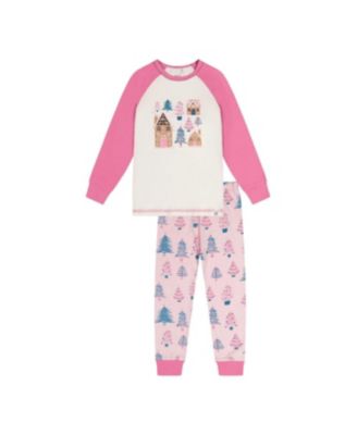 Little Girls (6-12) Cotton Two Piece Pajama Set