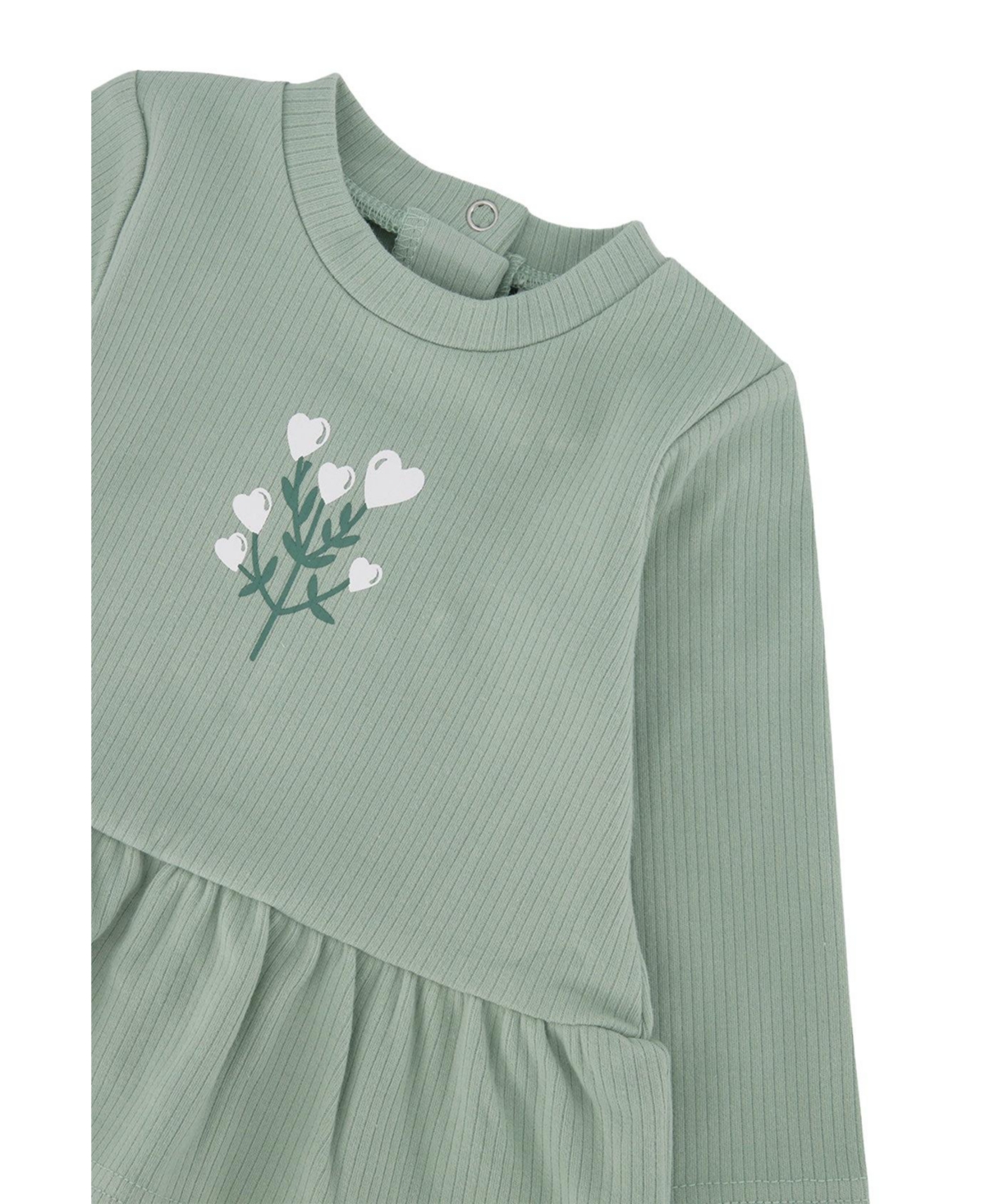Deux par Baby Girls ( 3M to 24 M ) Organic Cotton Peplum Tunic and Legging Set Heart Print
