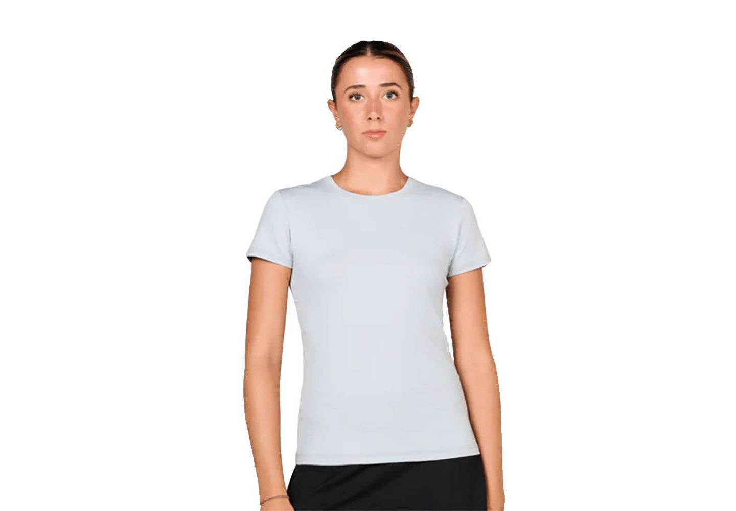 Женская рубашка Sofibella Short Sleeve Tennis, цвет: Светлый синий — фото 1