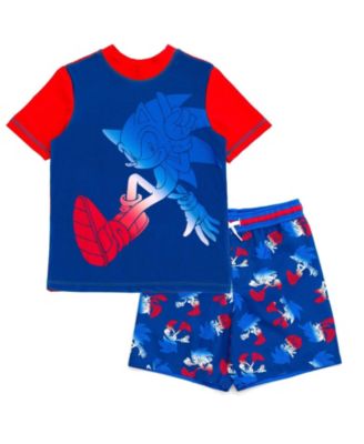 Big Boys 2-Piece Swimwear Rash Guard and Trunks Set