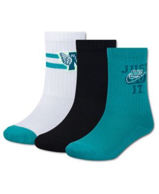 Boys' 7-11 Multisport Crew Socks, 3-Pack