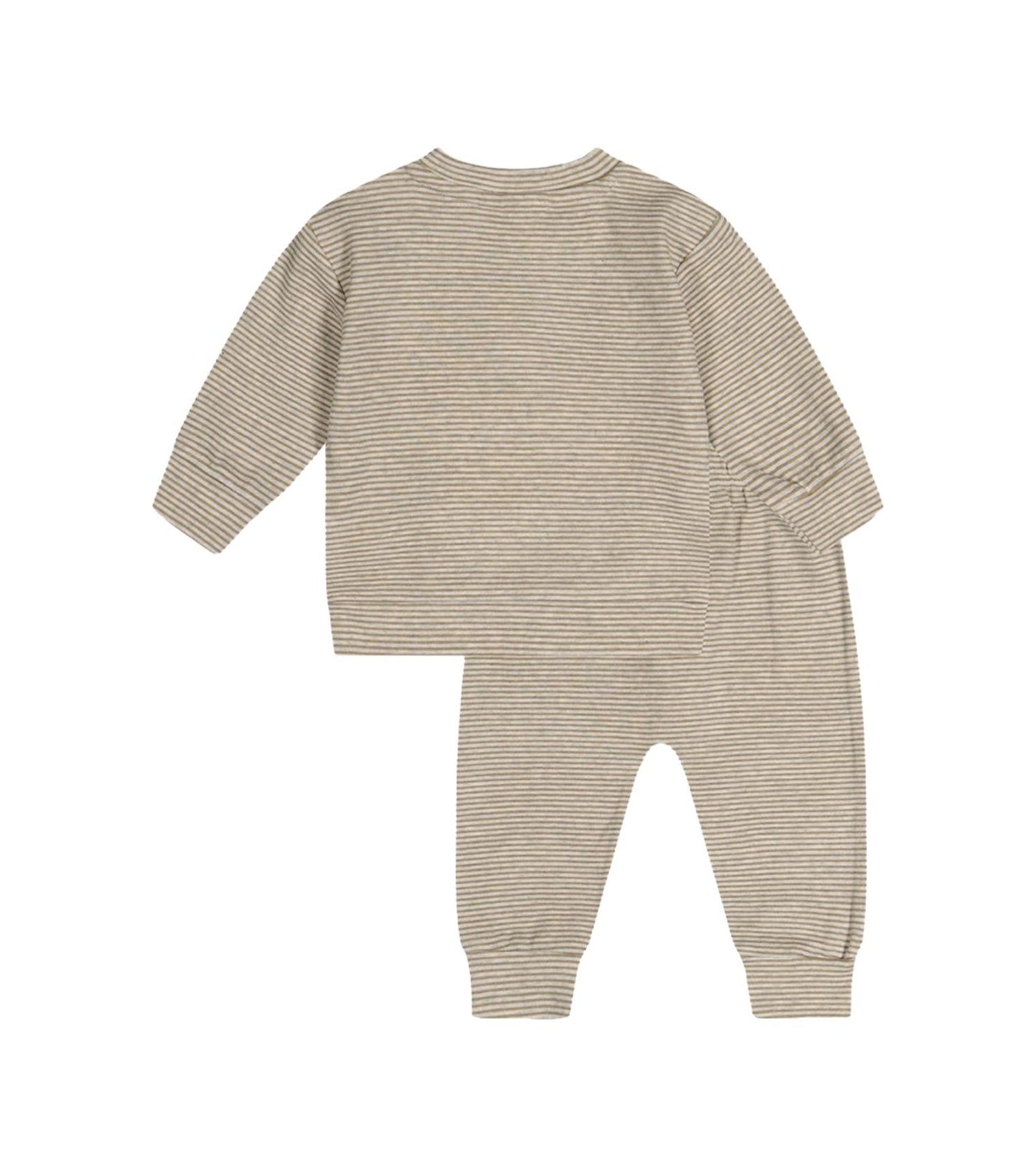 Baby Boy ( 3M to 24M ) Cotton Pants and Top Set Stripes