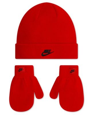 Toddler Boys' and Girls' 2T-4T Nan Futura Beanie Hat and Mittens, 2-Piece Set
