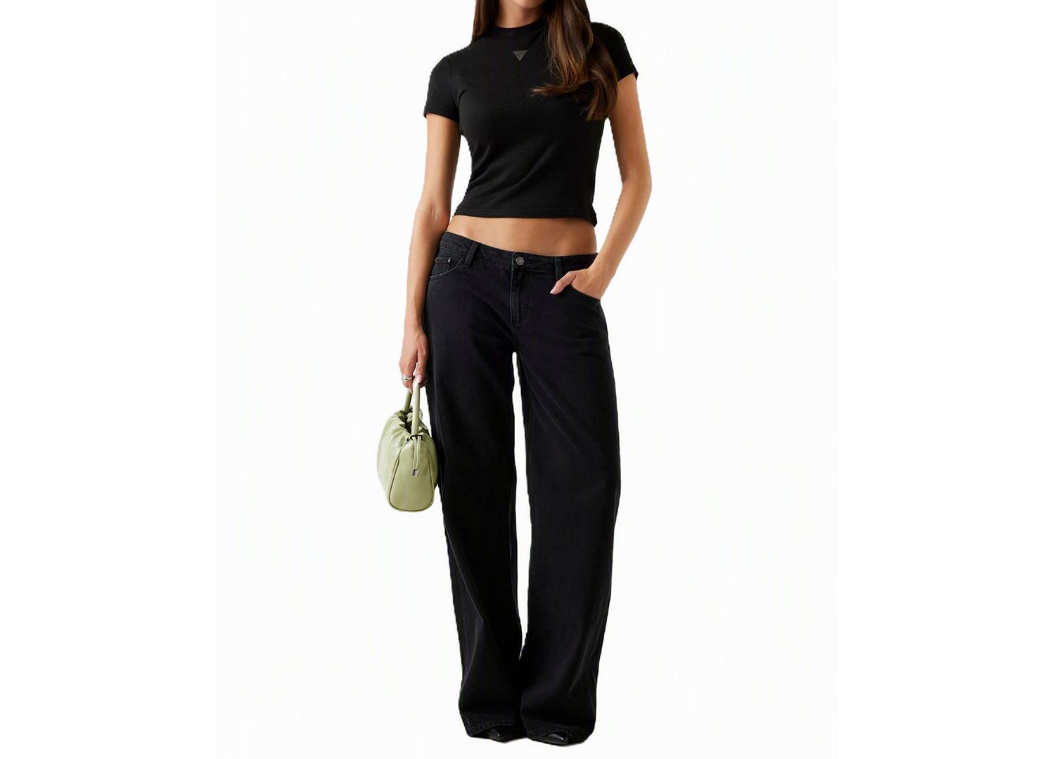 Women's Short-Sleeve Lucia Mock Neck Top