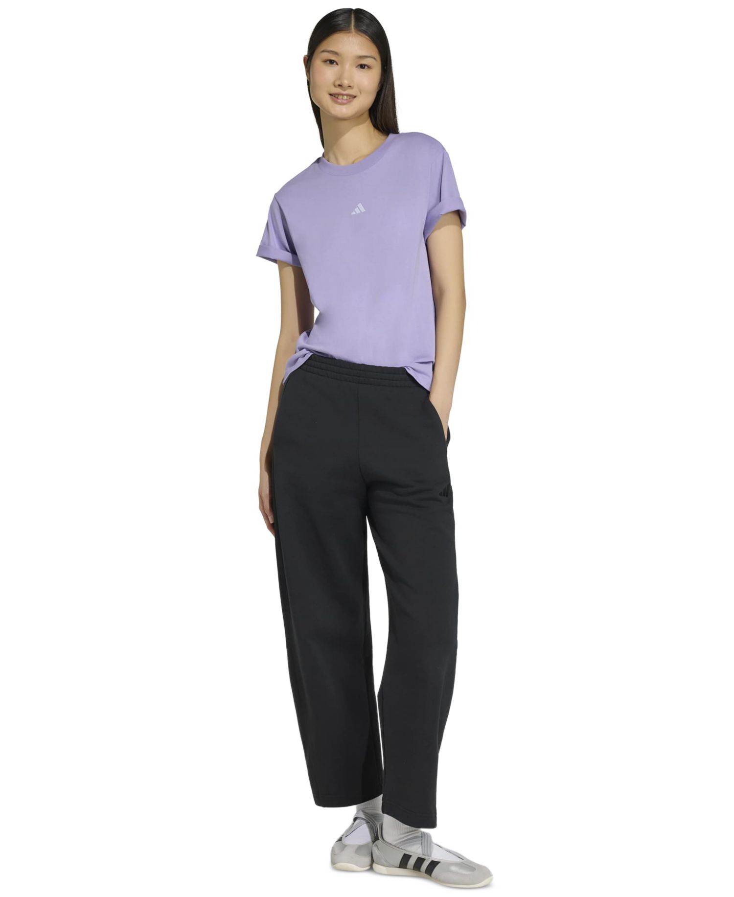 Plus Size Short-Sleeve Cotton Crewneck Logo T-Shirt