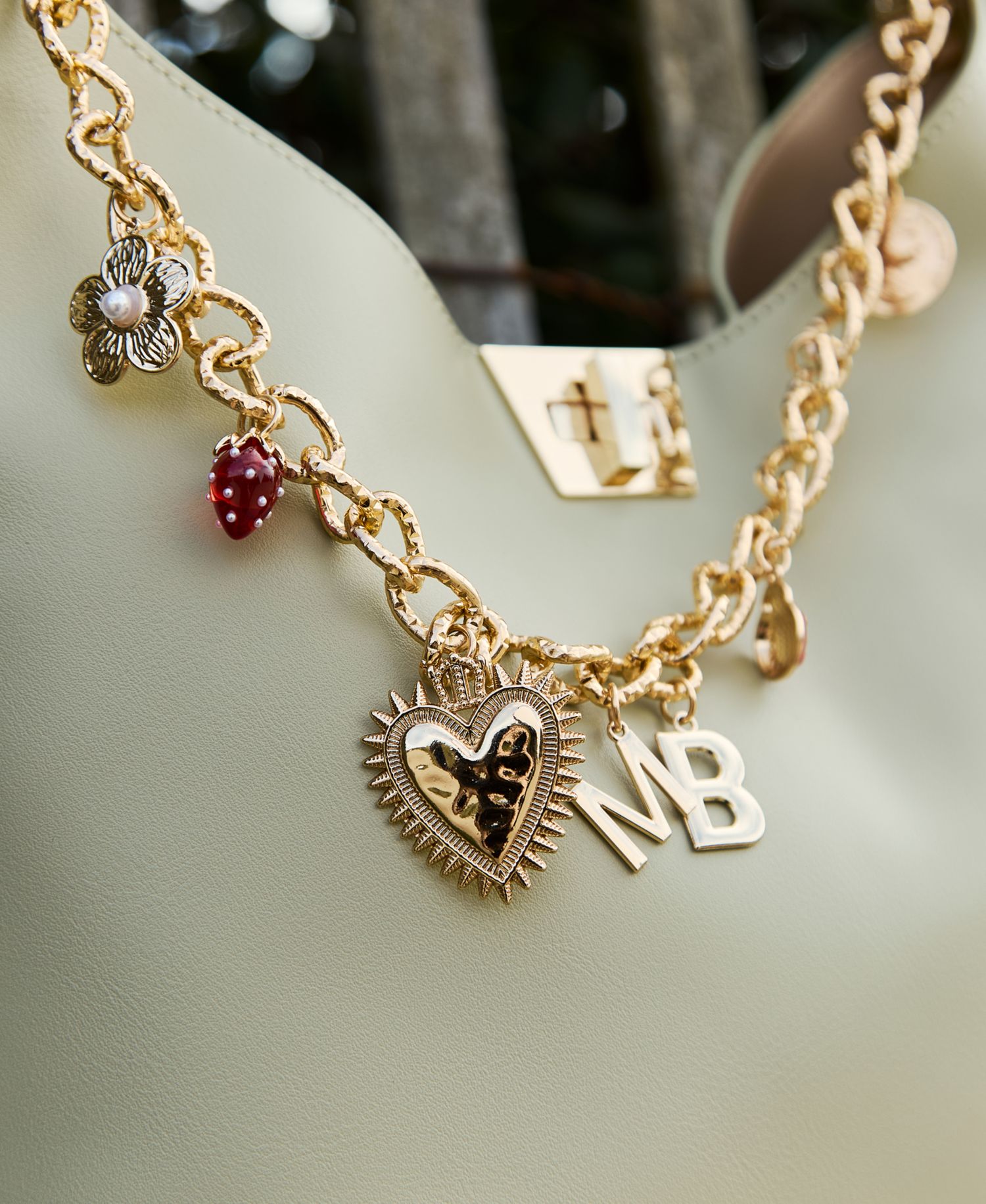 Springtime Chain Bag Charm