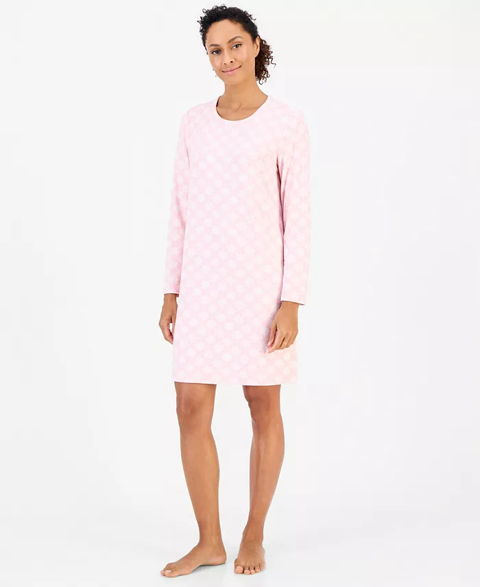 Women's Long Sleeve Soft Knit Sleepshirt