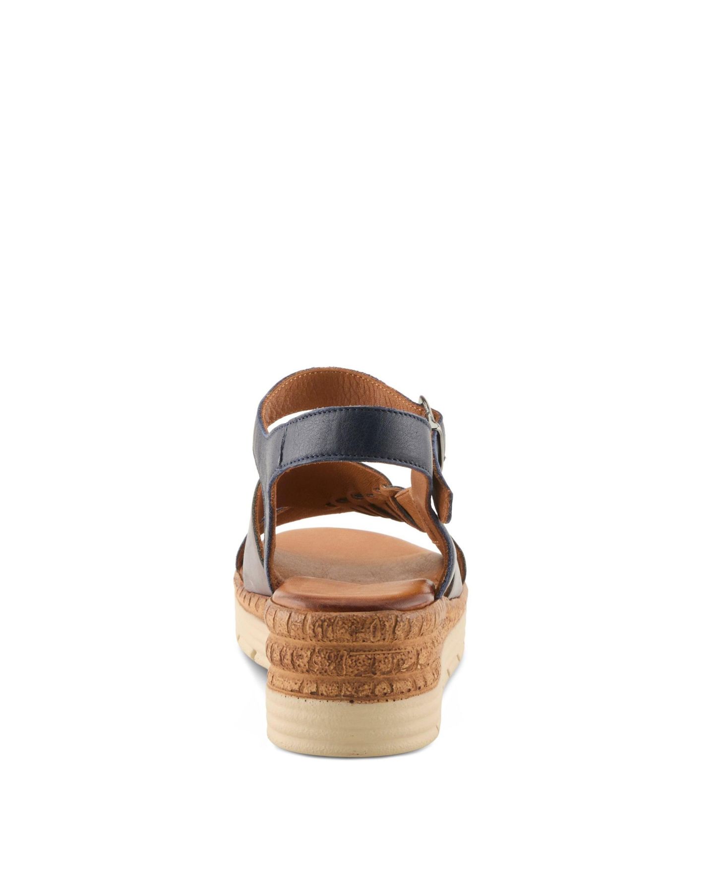Женские сандалии Spring Step Kirra Wedge Sandal with Adjustable Strap, цвет: Тёмно-синий разноцветный — фото 4
