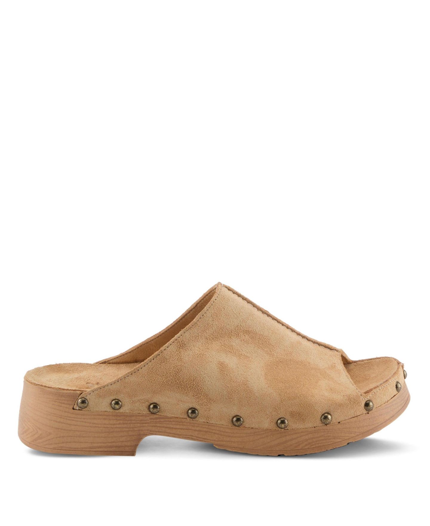Женские сандалии Spring Step Emberlyn Wedge Soft Suede with Upper, цвет: Бежевый замшевый — фото 5